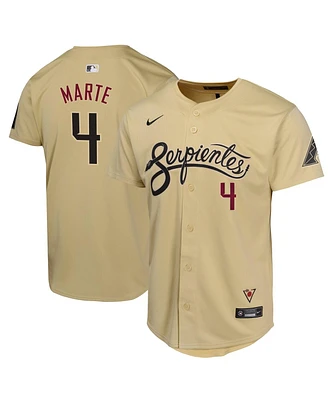 Nike Big Boys and Girls Ketel Marte Sand Arizona Diamondbacks City Connect Limited Player Jersey