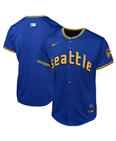 Nike Boys and Girls Blue Seattle Mariners City Connect Limited Jersey