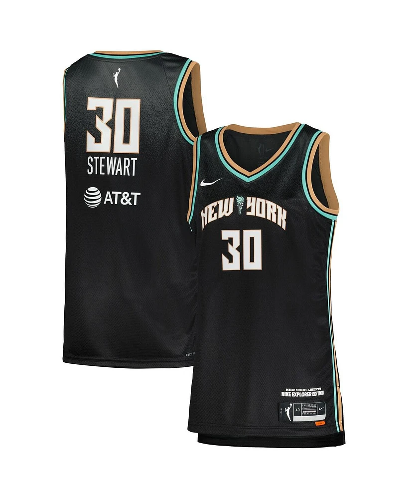 Nike Women's Breanna Stewart Black New York Liberty Explorer Edition Victory Jersey