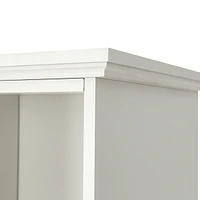 3-in-1 Hall Tree with Bench & Hooks (White)