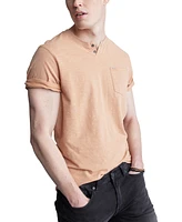 Buffalo David Bitton Men's Kadya Relaxed-Fit Heathered Short Sleeve Henley Shirt