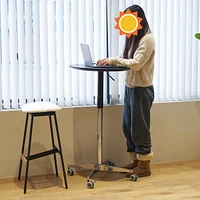 Adjustable Swivel Bar Table for Home and Kitchen