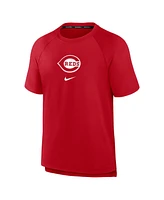 Nike Men's Red Cincinnati Reds Authentic Collection Pregame Raglan Performance T-Shirt