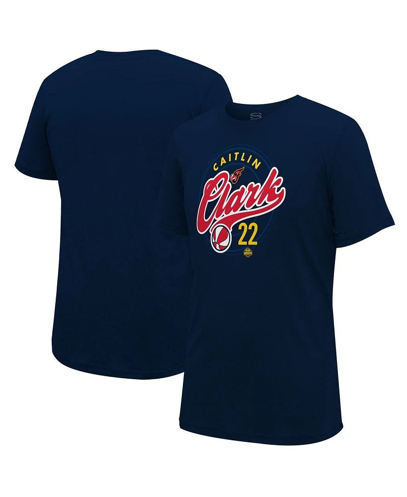 Stadium Men's and Women's Essentials Caitlin Clark Navy Indiana Fever Runaway T-Shirt