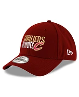 New Era Men's Wine Cleveland Cavaliers 2024 Nba Playoffs 9FORTY Adjustable Hat