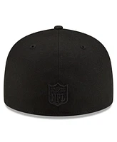 New Era Men's Black York Jets on 59FIFTY Fitted Hat