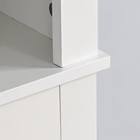 Wooden Over-Toilet Storage Cabinet with Adjustable Shelf