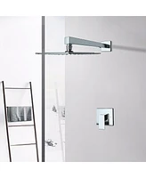 Streamdale Furniture Wall Mounted Shower Faucet In Chrome Plated (Valve Included)