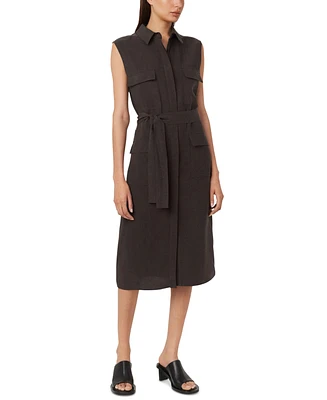 Frank And Oak Women's Sleeveless Utility Shirtdress