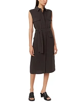 Frank And Oak Women's Sleeveless Utility Shirtdress