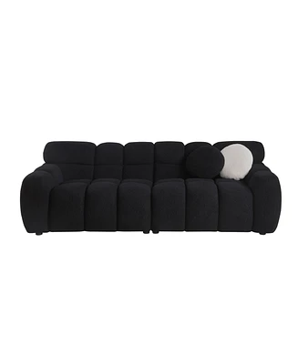 Simplie Fun 87.4" Boucle Sofa