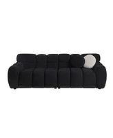 87.4" Boucle Sofa