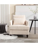 Wood Frame Armchair