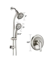 Streamdale Furniture Stainless Steel Dual Shower Head Set