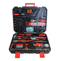 Black Hand Tool Box With Toolset 238 Pieces