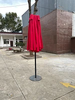 15x9FT Double-Sided Patio Umbrella with Crank and Wind Vents