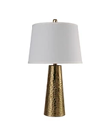 Streamdale Furniture 25"H A.b. Leaf Hammered Table Lamp (1 Piece)