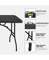 Portable Folding Table for Camping and Parties