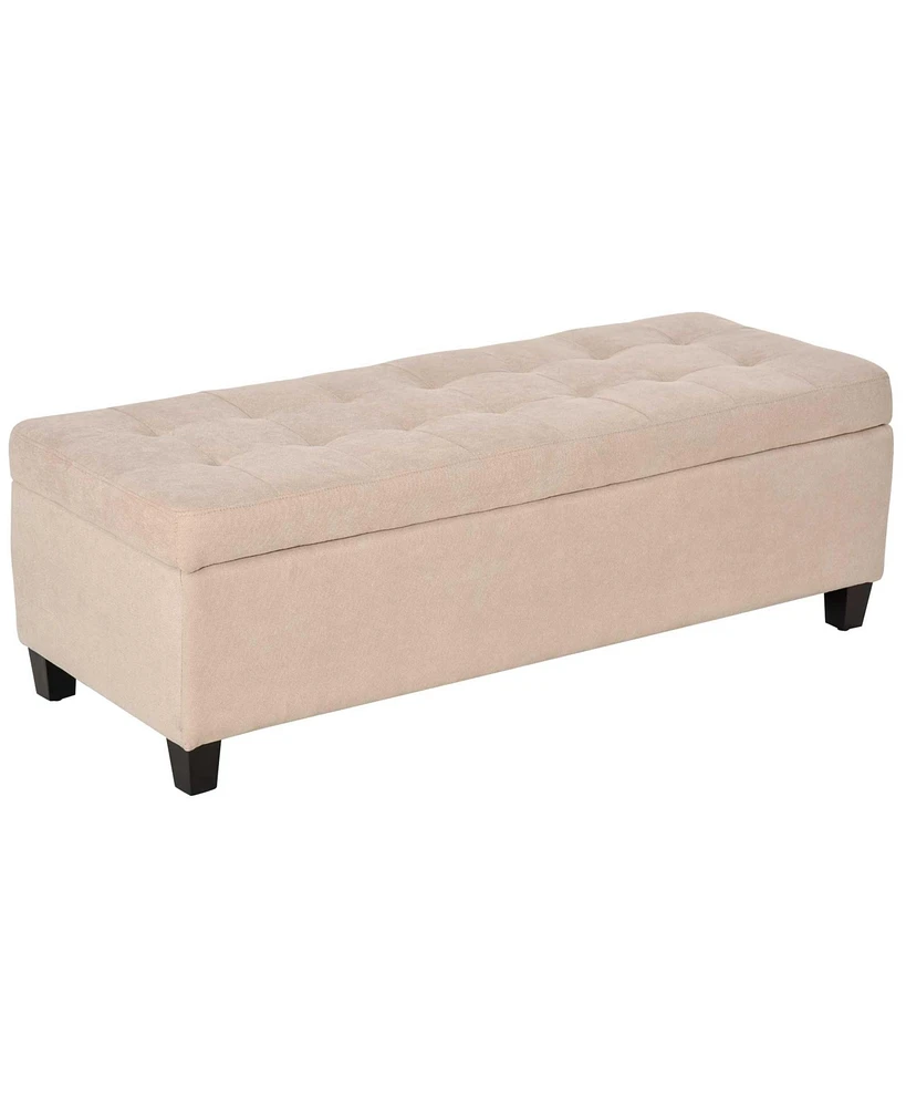 Simplie Fun Linen Storage Bench with Lift Top