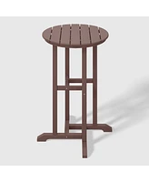 37" Counter Height Round Outdoor Patio Bistro Bar Table