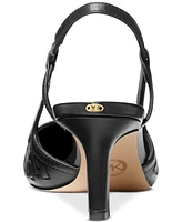 Michael Michael Kors Women's Alora Woven Slingback Sandals