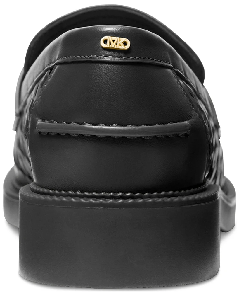 Michael Kors Women's Eden Woven Loafer Flats