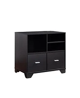 Simplie Fun File Cabinet Red Cocoa