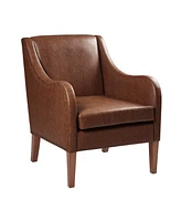 Simplie Fun Ferguson Faux Leather Accent Chair