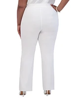 Kasper Women's High-Rise Pull-On Flare Pants