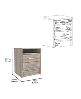 Streamdale Furniture Nightstand Cartiz, Two Drawers