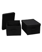 Household Essentials Large Fabric Storage Bins 2 Pack