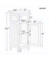 Simplie Fun Bathroom Single Door Cabinet