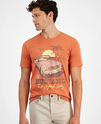 Sun + Stone Men's Mustang Beach Regular-Fit Graphic T-Shirt, Created for Macy's