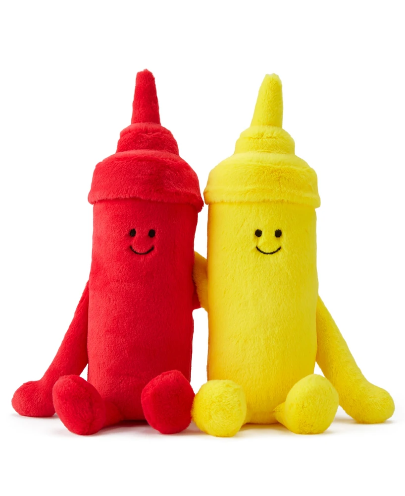 Geoffrey's Toy Box 10" Plush Ketchup and Mustard