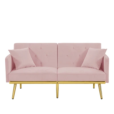 Simplie Fun Velvet Sofa Bed
