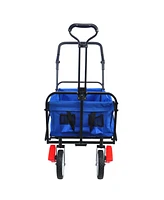 Streamdale Furniture Folding Wagon Collapsible Outdoor Utility Wagon