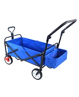 Streamdale Furniture Folding Wagon Collapsible Outdoor Utility Wagon