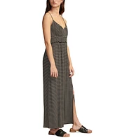 Lucky Brand Women's Sandwash Striped Smocked-Waist Dress