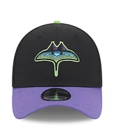 New Era Men's Black Tampa Bay Rays 2024 City Connect 39THIRTY Flex Fit Hat