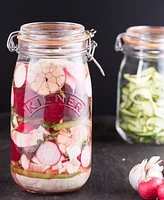 Kilner Set of Square Clip Top Jars