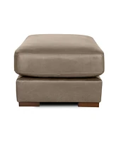 Rutherford Home Matera 29" Leather Ottoman