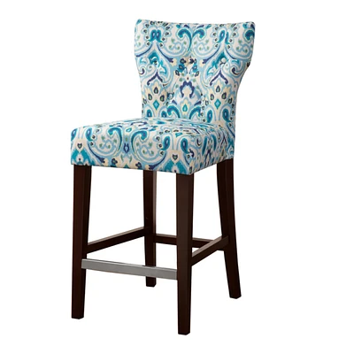 Simplie Fun Avila Counter Stool With Tufted Back