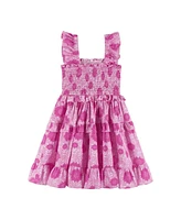 Andy & Evan Little Girls Toddler/Child Floral Tiered Maxi Dress