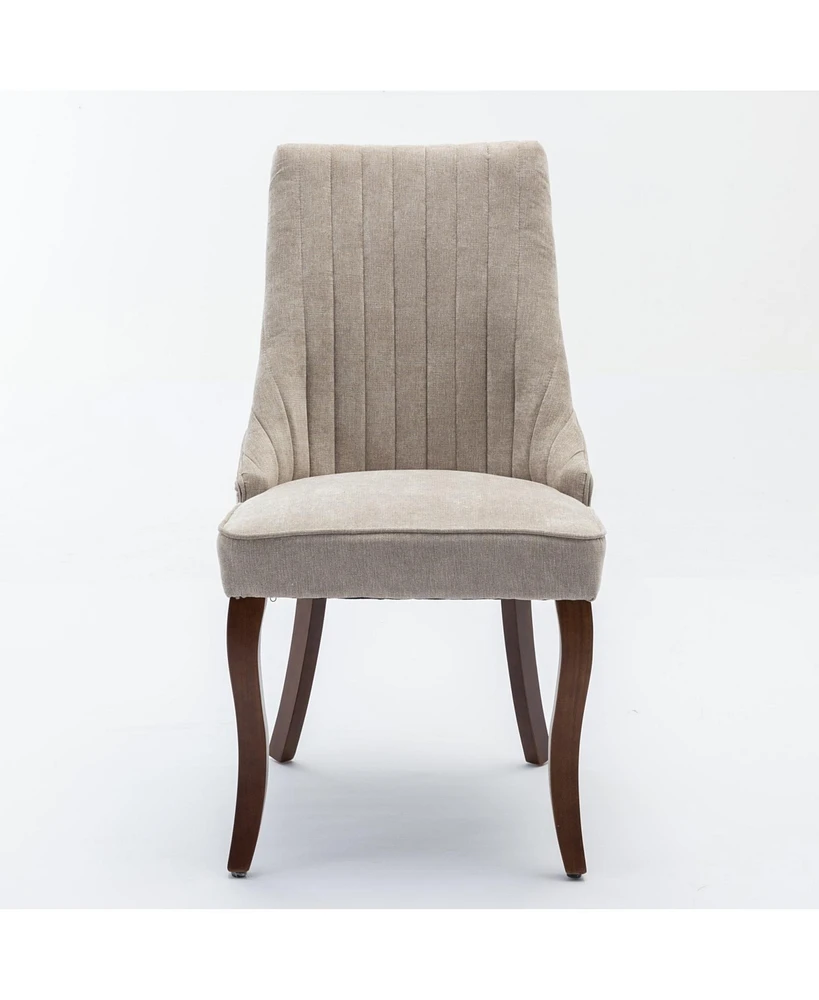 Premium Upholstered Dining Chairs with High Back Support for Enhanced Comfort