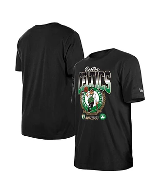 New Era Men's and Women's Black Boston Celtics Summer Classics T-Shirt