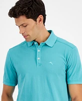 Tommy Bahama Men's Lookout Washed Solid Short-Sleeve Polo Shirt