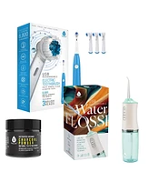 Pursonic Complete Dental Care Power Pack - Electric Toothbrush, Water Flosser & Whitening Powder