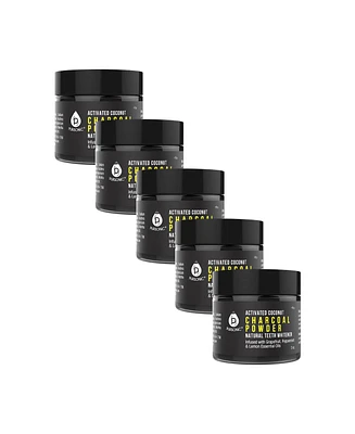 Pursonic Teeth Whitening Charcoal Powder Natural 5-Pack