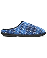 Club Room Men's Plaid Slippers, Created for Macy's