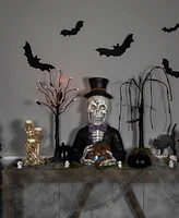 Northlight 23.5" Led Lighted Skeleton with Jack-o-Lantern Halloween Decoration